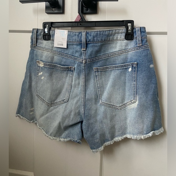 High Rise Denim Shorts - Picture 2 of 3